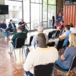 TFNB's own Nate Sloan answers questions at Start Up Waco event